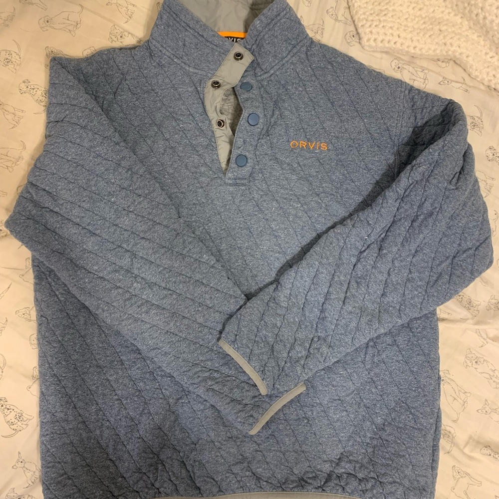 Orvis Outdoor Quilted 1/4-Snap Sweatshirt